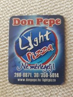 Don pepe pizza fridge magnet for collectors