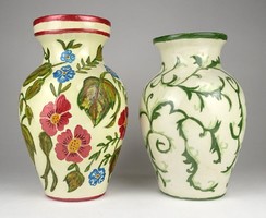 1N987 weaver kati ceramic vase 2 pieces