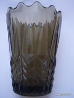Smoke-colored, kosta boda glass vase. No marks, flawless. Decorative thick-walled glass vase around 1960 s