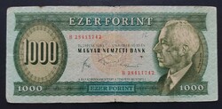 1000 Forint 1983 B, VG+