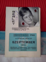Bkv pass 1966.