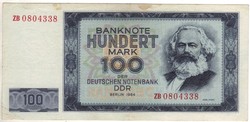 100 márka 1964 NDK Németország Replacement "ZB"