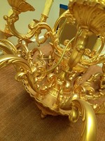 24 Carat gold plated - ceiling lamp, chandelier, pendant