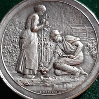 Alphonse desaide: horticulture, French medal, Art Nouveau, Art Nouveau, Jugendstil