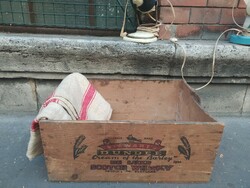 Vintage chotch whiskey wooden chest