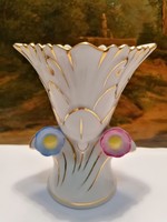 Herend porcelain vase 12.5x105x7.5 cm, flawless