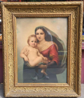Holy image, Virgin Mary with the child Jesus
