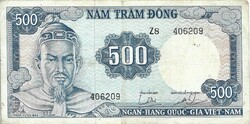 500 Dong 1966 South Vietnam 3.