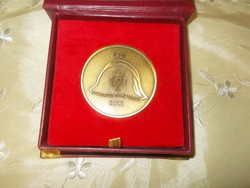 Polish firefighter plaque in box