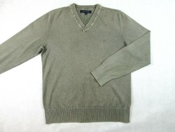 Original tommy hilfiger (l) elegant long sleeve men's sweater