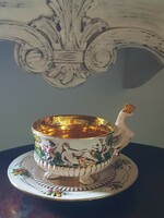 Capodimonte tea cup and saucer