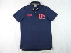 Original tommy hilfiger (m) sporty elegant short sleeve men's collared t-shirt