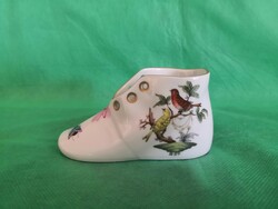 Herendi Rothschild mintás porcelán cipő