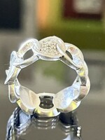 Mesés, tömör ezüst Esprit gyűrű