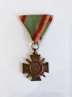 1942 Horthy i. Class fire cross with swords award (23/k. 06.)