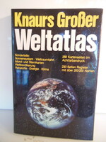 KÖNYV - AJÁNLATOT VÁROK - KNAURS WELTATLAS - 1985 ÉV - 46 x 31 x 4 cm - 5 kg - NÉMET