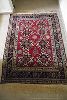 Iranian-patterned Persian carpet.