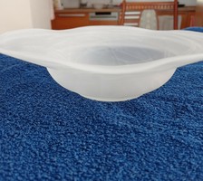 Opal glass serving bowl, 25 cm in diameter
