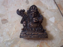 Angry Vajrapani depiction!-Tibetan Buddhism copper statue rarity