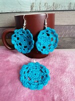 Crochet blue set