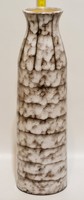 Large ceramic vase from Hódmezővásárhely, line pattern, black, gray glaze (2743)