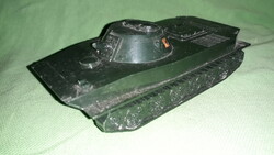 Old cccp vinyl brdm tank with flywheel extremely rare 14 cm toy car according to the pictures