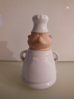 Salt shaker - 11 x 7 cm - chef's - ceramic - Austrian - perfect