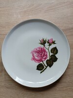 Rózsás NDK GDR süteményes tányér