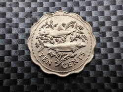 Bahamas 10 cents, 1998
