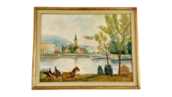 View of the Danube by József Szamosvár