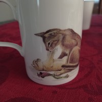 Roy Kirkham  Cat Lovers  angol porcelán csésze