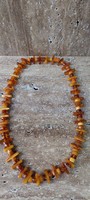 Amber necklace 54 grams, 63 cm, 8-20 mm eyes