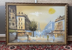 Párizsi életérzés festmény