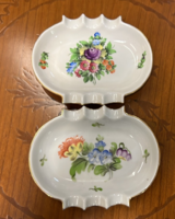 Herend floral pattern ashtray, ashtray