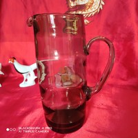 Brown glass jug