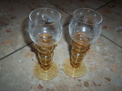 Pair of Roemer wine glasses