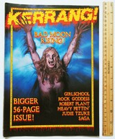 Kerrang magazin 83/11/3 Ozzy Osbourne Kiss Heavy Pettin Girlschool Helix Saga Kulick Tzuke Goddess