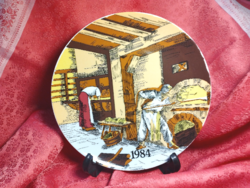 Beautiful porcelain decorative plate, limited edition, bakery