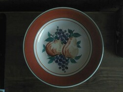 Korondi porcelán tányér, falitányér - Józsa János