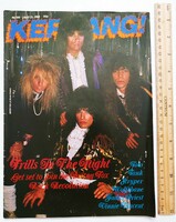 Kerrang Magazine 88/4/23 britny fox judas priest toto stryper def leppard vinnie vincent