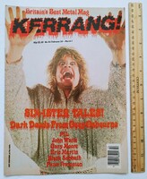 Kerrang magazine 86/2/20 ozzy sabbath pil gary moore mötley waite survivor eric martin wendy williams