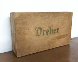 Antik Dreher fa doboz.