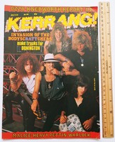 Kerrang magazine 85/7/11 ratt warlock heavy pettin u2 phenomena malice ozzy bob kulick ac/dc tygers