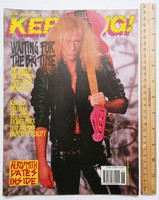 Kerrang magazine 89/7/1 mr big aerosmith masters reality legs diamond del-lords rich marx kings x