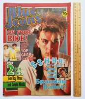 Blue Jeans magazin 83/4/23 Terry Hall Fun Boy Three poszter Simple Minds Spandau Ballet