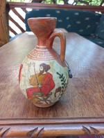 Greek glazed pitcher