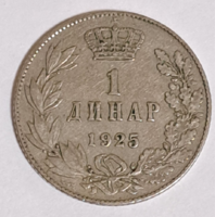 1925.  Jugoszlávia 25 Dínár (386)
