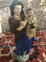 Wooden Mary with her baby
