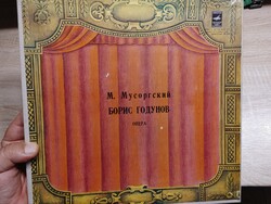 Musszorszkij  Borisz Godunov  opera | 4 lemezes, díszdobozos bakelit/vinyl   orosz kiadás