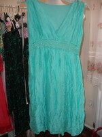 Silk, 100% silk turquoise dress